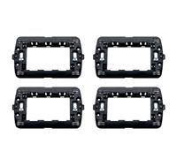 Bratek - 4 soportes de placas para interruptores BTicino, placas interruptores de luz y tomas de corriente, soportes compatibles con placas BTicino Living