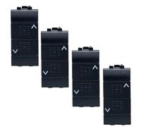 Bratek - 4 unidades compatibles con interruptor BTicino para persiana eléctrica, interruptor de persiana BTicino, persiana eléctrica y pulsador de cortina para automatización de persianas