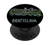 Bratislava Eslovaquia Viaje Souvenir City Monumento Regalo PopSockets PopGrip Adhesivo