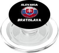 Bratislava Eslovaquia Vintage Bandera Eslovaca Souvenirs PopSockets PopGrip para MagSafe