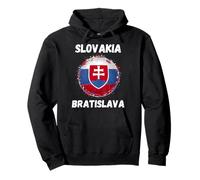 Bratislava Eslovaquia Vintage Bandera Eslovaca Souvenirs Sudadera con Capucha
