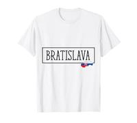 Bratislava País Eslovaquia Viaje familiar Eslovaco Hombres Mujeres Camiseta