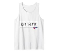 Bratislava País Eslovaquia Viaje familiar Eslovaco Hombres Mujeres Camiseta sin Mangas