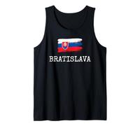 Bratislava País Eslovaquia Viaje familiar Eslovaco Hombres Mujeres Camiseta sin Mangas