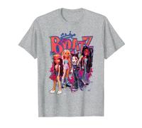 Bratz Girls en una Hoguera Rosa neón Camiseta, Hombre, Gris Jaspeado, 6XL