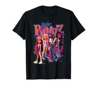 Bratz Girls en una Hoguera Rosa neón Camiseta, Hombre, Negro, M
