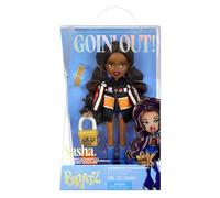 Bratz GOIN' out! Doll - Sasha - 1 Muñeca de Moda Coleccionable con Accesorios, Viene con un Conjunto, un Bolso, un Par de Gafas de Sol y un Cepillo - Juguete para Niños - para Mayores de 6 Años