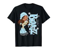 Bratz Sasha Snow Fur - Traje de invierno con logotipo de ángel brillante Camiseta