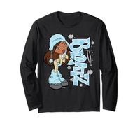 Bratz Sasha Snow Fur - Traje de invierno con logotipo de ángel brillante Manga Larga