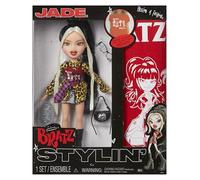 Bratz Stylin' Jade - Muñeca de Moda con Camiseta Personalizable Que Puedes Usar, Incluye Accesorios, Lindos Juguetes para Niñas
