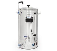 Brauheld Smart 45 Caldero de maceración 2500W 45L 100°C Bomba de circulación Acero inoxidable
