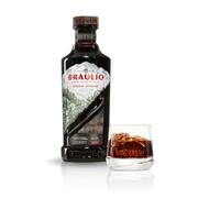 BRAULIO - Amaro Licor de Hierbas 0,7 L, 100% Natural, Licor Italiano, de Hierbas, Raíces y Bayas, Amaro Añejo, Sabor Robusto e Intenso, Aroma a Madera y Raíces, Color Marrón Ámbar, 21% Vol. de Alcohol