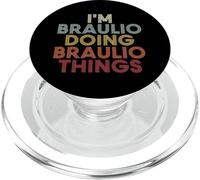 Braulio Name Braulio Personalized Name First Given PopSockets PopGrip para MagSafe