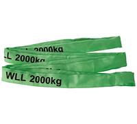 Braun 20041RS - Correa de recuperación para cabestrantes (poliéster, Resistencia: 2000 kg, 4 m), Color Verde