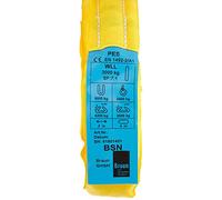 Braun 30041RS - Correa transportadora (poliéster, resistencia: 3000 kg, 2 m), color amarillo