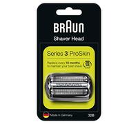Braun 32B - Recambio para afeitadora eléctrica, compatible con afeitadoras Series 3, color negro