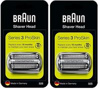 BRAUN 32S Series 3 - Cassette de recambio para cuchillas y cúter (2 unidades), color marrón