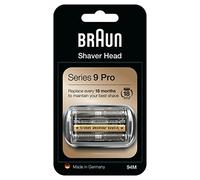 Braun 94 M - Cabezal de Recambio, compatible con las afeitadoras Braun Series 9 Pro y Series 9, Plata