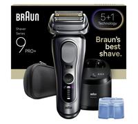 Braun 9667CC Afeitadora Eléctrica Recargable Wet Dry Con Base Y Funda