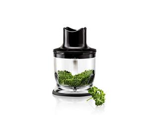 Braun - Accesorio Picadora de 350 Ml para MultiQuick 3, 5 y 7 Negro | Accesorio para Batidora de Mano, Picadora de Alimentos, Cuchilla de Acero Inoxidable, Sistema EasyClick, Sin BPA, MQ20BK