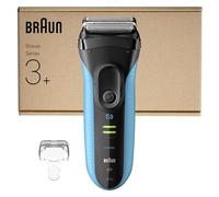 Braun Afeitadora Eléctrica Hombre Series 3 ProSkin 3040s, Máquina De Afeitar Barba En Seco Y Mojado, Cabezal De Precisión, 45 Min De Uso, Recargable, Peine MicroComb Para Un Afeitado Suave, Negro/Azul