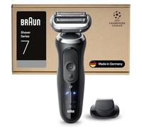 Braun Afeitadora Eléctrica Hombre Series 7, Máquina De Afeitar Barba En Seco Y En Mojado, 3 Modos De Afeitado, 60 Min De Uso, Recortadora De Precisión, Estuche De Viaje, 72-N1200SI, Negro