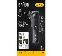 Braun - Cortapelos todo en uno serie 5, 9-en-1, hoja ultra afilada, 120 minutos de autonomía, protección SkinGuard para el cuerpo, corte preciso y eficiente, mango AquaGrip práctico bajo el agua,