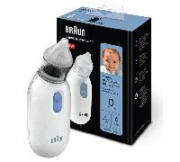 Braun 1 Aspirador Nasal BNA100EU Eléctrico para Todas las Edades a Partir de 0 Años, Elimine la Congestión Nasal de Forma Rápida y Suave