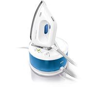 Braun Base IS2048BL estación plancha al vapor 2200 W 1,3 L Suela de Eloxal Azul, Blanco - Centro de planchado (2200 W, 5 bar, 1,3 L, 300 g/min, 110 g/min, Suela de Eloxal)