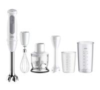 Braun MQ50220M MultiQuick 5 batidora de mano, motor potente, 2 velocidades, sistema anti salpicaduras, color blanco