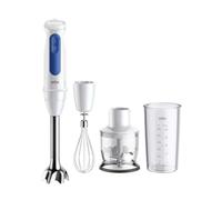 Braun MultiQuick 3 MQ30.202M, Minipimer Tecnologia PowerBell VPlus, 2 Velocidades + Turbo, Sistema EasyClick Plus para Accesorios, Antisalpicaduras, Picador de 350ml, Vaso de 600ml, 900W, Negro