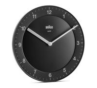 Braun bc 06 b quarzwanduhr analog schwarz reloj de cuarzo círculo neg