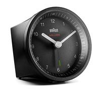 Braun BC07B-DCF - Reloj Despertador con Alarma de Crescendo, función de repetición e iluminación, Color Negro