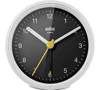 Braun bc12wb reloj despertador analógico negro, blanco