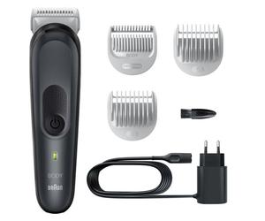 Braun BG3350 Recortadora Corporal 3 Cabezales Inalámbrica Resistente al Agua en Negro