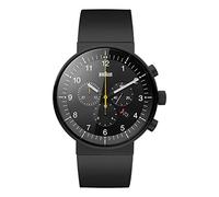 Braun BN0095BKBKBKG - Reloj de pulsera con correa de caucho, color negro