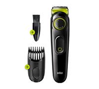 Braun Recortadora de barba BT 3221 Negra/Verde