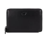 Braun Büffel Arezzo Estuche para tarjetas de crédito Protección RFID Piel 11.5 cm negro
