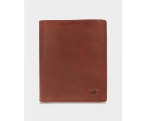 Braun Büffel Arezzo RFID tabak billetera de dinero marrón oscuro