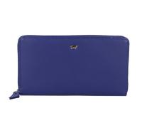 Braun Büffel Joy Cartera Protección RFID Piel 19 cm azul