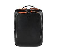 Braun Büffel Novara Mochila de negocios Piel natural 40 cm Compartimento para el portátil gris