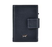 Braun Büffel Robin Tarjetero Bloqueo RFID Piel natural 7.5 cm azul