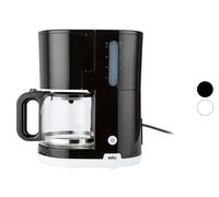 BRAUN Cafetera de goteo KF1100BK, 1000 W, OptiBrew System