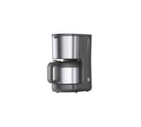 Braun Cafetera PurShine KF1505GY, cafetera de filtro con termo y sistema OptiBrew, función antigoteo, apagado automático de seguridad, capacidad de 1,2 L (jarra), 1000 W, gris