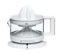 Braun TributeCollection CJ 3000 prensa de cítricos eléctricos 0,35 L 20 W Transparente, Blanco