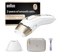 Braun Depilación IPL, Silk Expert Pro 5 PL5157, aprobado por la FDA, cuerpo y cara, reducción permanente del vello, alternativa láser de salón, con maquinilla de afeitar Venus, bolsa