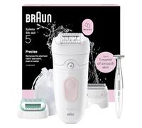 Braun Depiladora Eléctrica Mujer Silk·épil 5 Depiladora Corporal Con 2 Cabezales, Peine Recortador, Recortadora Para Bikini, Cepillo De Limpieza, Uso En Seco Y Mojado, Depilación Suave Duradera, 5-251