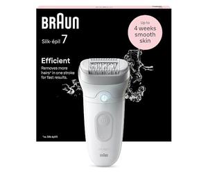 Braun depiladora eléctrica mujer silk-épil 7, depiladora corporal co