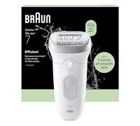 Braun Depiladora Eléctrica Mujer Silk·épil 7 Depiladora Corporal Con Cabezal Ancho Para Una Fácil Eliminación Del Vello, Con Cepillo De Limpieza, Uso En Seco Y Mojado, Depilación Suave Duradera, 7-011