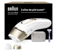 Braun Depiladora Luz Pulsada Silk·expert Pro 5, PL5157, Blanca/Dorada